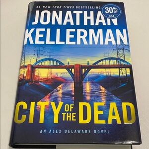 City of the Dead by - Blue and Yellow Hardcover by Jonathon Kellerman